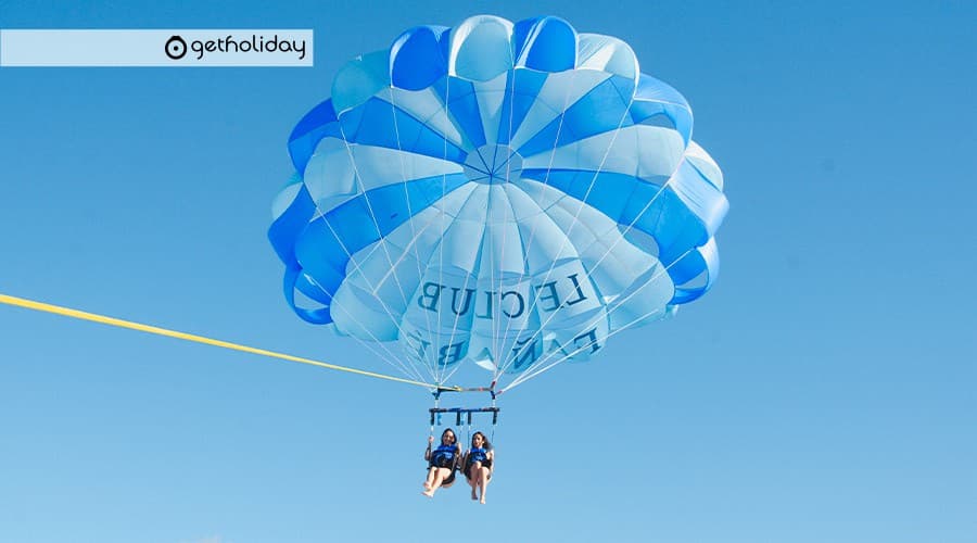 Parascending in Tenerife