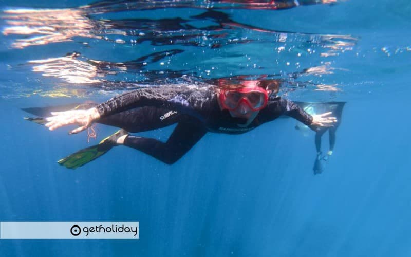 Aquatic walk in a protected natural cove — Experience photographs 2