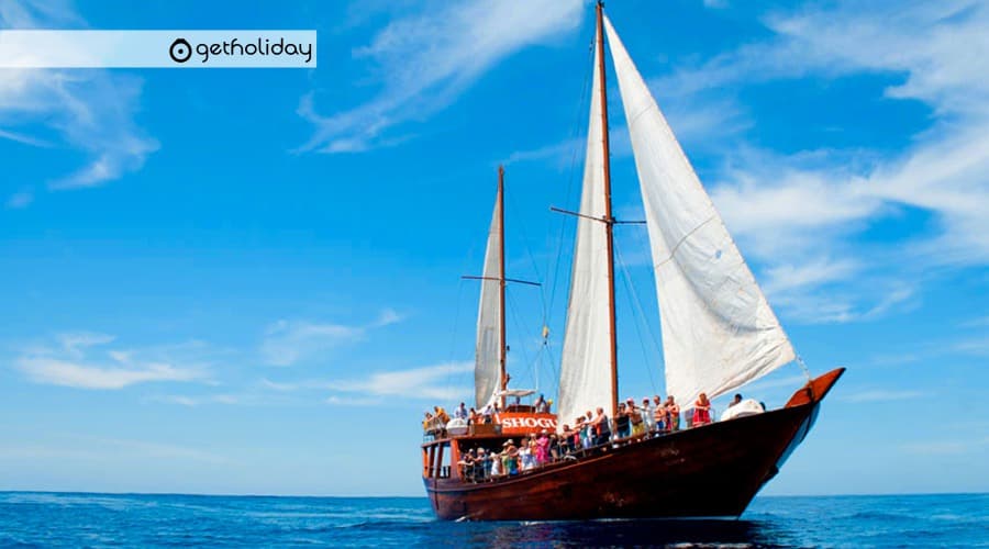 Excursion on a large sailing boat in the south of Tenerife