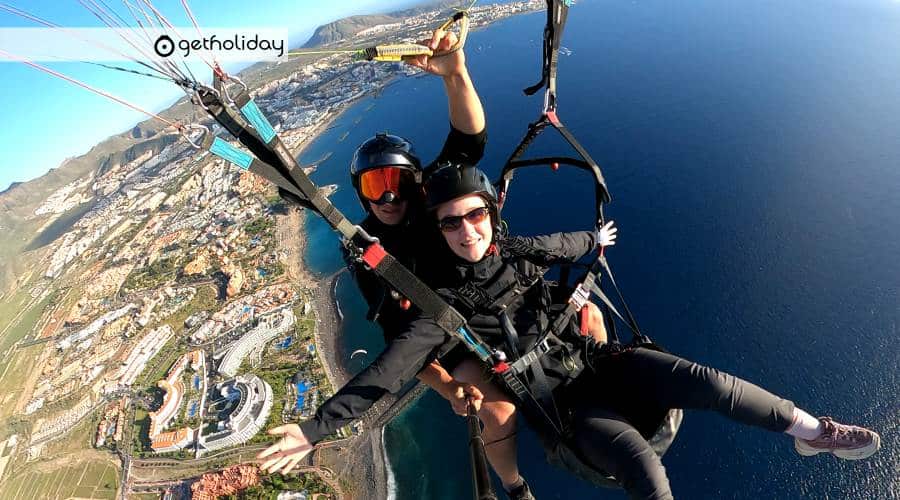 Paragliding flights in Taucho