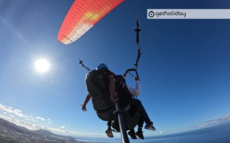 Paragliding acrobatic flight in Tenerife — Experience photographs 2