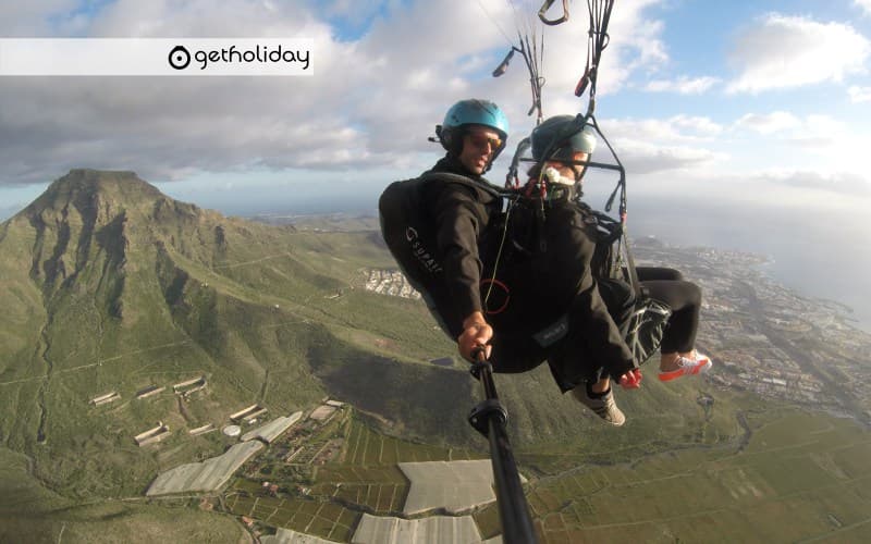 Paragliding acrobatic flight in Tenerife — Experience photographs 4
