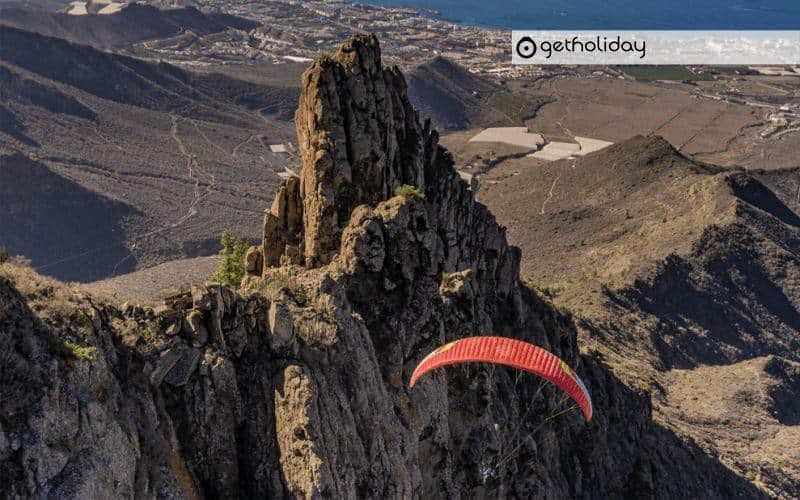 Paragliding mid-mountain flight- Adeje — Experience photographs 2