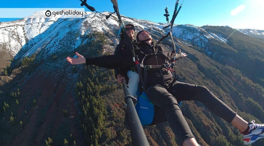 Paragliding: Teide National Park